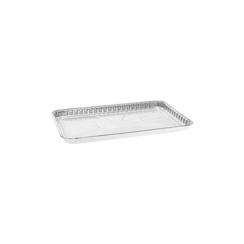 Pactiv Evergreen 11 X 7" Aluminum Danish Ribbed Sidewall, Silver, 450 ct.