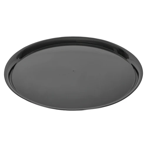 CheckMate™ Round Tray 18” Black Serving Tray (A918BL25)