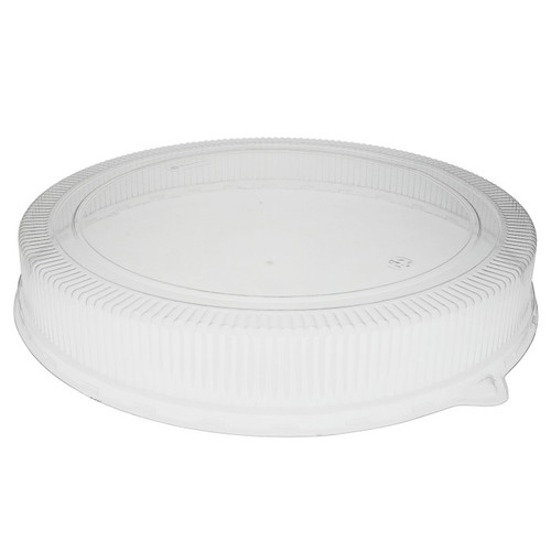 Pactiv Evergreen Low Dome Lid for 16" Round Platter, Clear, 50 ct.
