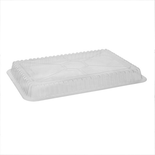 Pactiv Evergreen Dome Lid For 8" Aluminum Oblong Containers, Clear, 800 Ct.