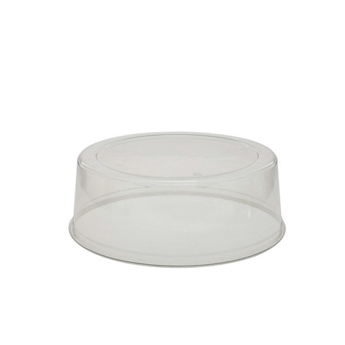Pactiv Evergreen 3.33" Tall Smooth Wall Dome for 8" Cake, Clear, 160 ct.