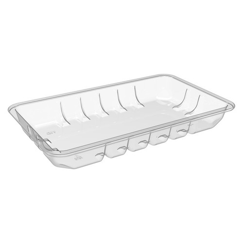 Pactiv Evergreen 11D PET Rolled Rim Tray, Clear, 120 ct.