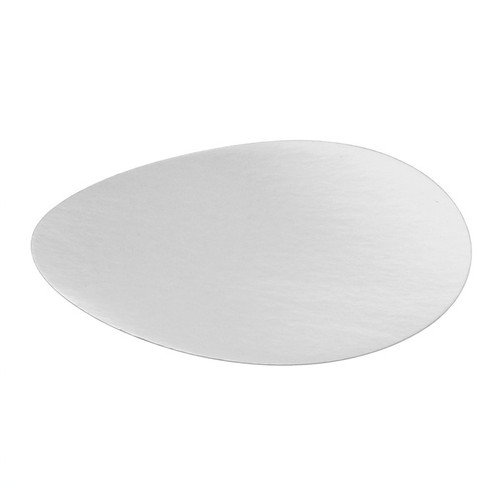 Pactiv Evergreen Foil-Laminated Paperboard Lid For 7" Aluminum Round Container, White/Silver, 500 Ct.