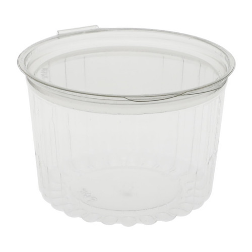 Pactiv Evergreen 16 oz. Round Hinged Lid Sho-Bowls, Clear, 250 ct.