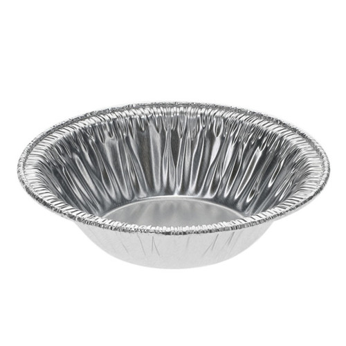 Pactiv Evergreen 3" Aluminum Medium Butter Tart, Silver, 5,000 ct.