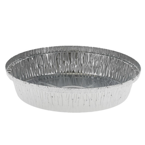 Pactiv Evergreen 8" 24 oz. Round Aluminum Container, Silver, 250 ct.
