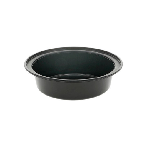 Newspring VERSAtainer 24 oz. Round PP Container, Black, 300 ct.