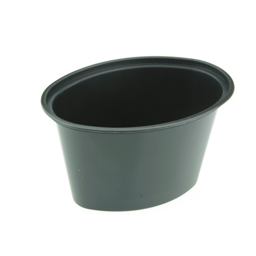 Newspring ellipso 4 oz. Portion Cup, Black , 1,000 ct.