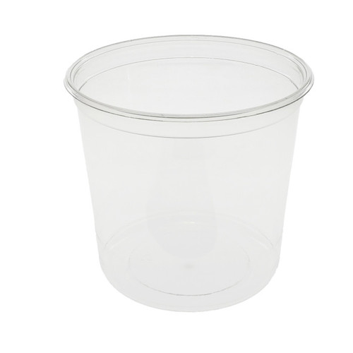 Pactiv Evergreen 24 oz. PET Round Deli Container, Clear, 500 ct.