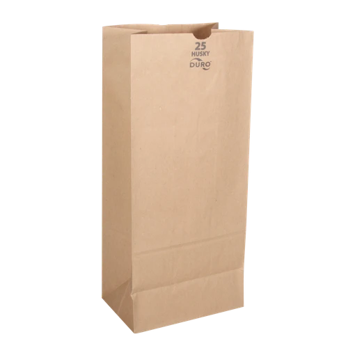 25# Dubl Life® Husky SOS bag 50# recycled kraft FSC BPI - 400 PK (70223)