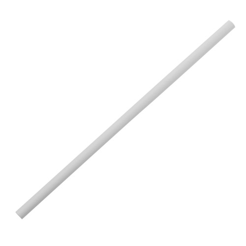 Touch Straws 8” White Regular Straight Straws (TI920379)