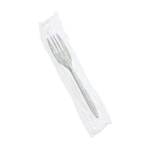 Touch® Cutlery White Fork, Individually Wrapped (TI91909)