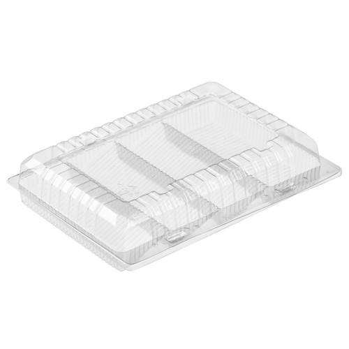 Clear 12 brownies container (2072) 