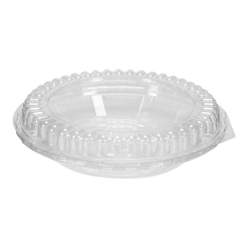 9” clear dome, clear base pie combo (shallow) (3981CLC) 