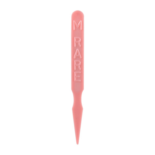 Spirit ® Picks & Utensils 3” Pink: M. RARE Plastic Steak Marker (SPSMMRPI3CT2M)