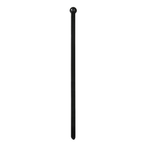 Spirit ® Picks & Utensils 6” Black Ball-End Stirrer, Square Stem (SPSTSQBEBK6A)