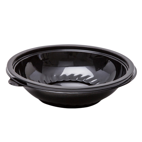 Pack n’ Serve™ Round Bowl 9” 24 oz Black Shallow Bowl (APB24D9BL)