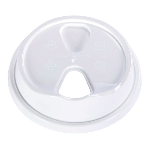 Frost-Flex®PRO Reusable White Souvenir Cup Sip Lids (LDBTK12W)