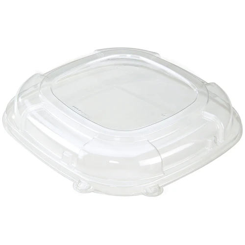 Contours™ Flexible, Thermoformed Trays 11” Clear Square Dome Lid, Low Height (ASQ11DM2LO)