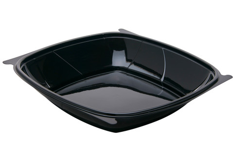 Contours™ Square Bowl 9” 32 oz Black Bowl (ASQ9BWL32BL)