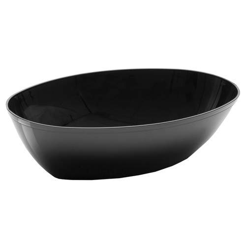 CaterLine® Servingware 64 fl oz (1893ml) Black Luau Serving Bowl (A7LBBL)