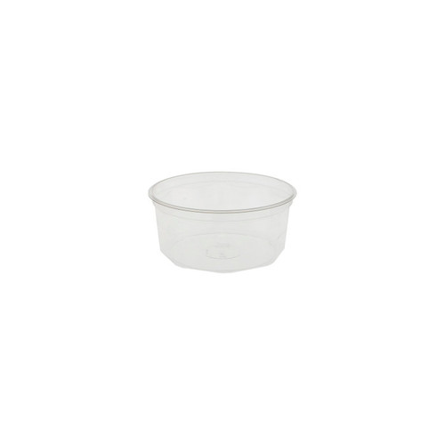Pactiv Evergreen 48 oz. 7" PET Octagonal Tub, Clear, 300 ct.