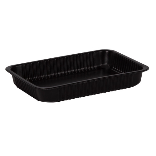 ToGo! polypropylene deli tray - Black - 5.67 x 8.35 x 1.50 (300744)