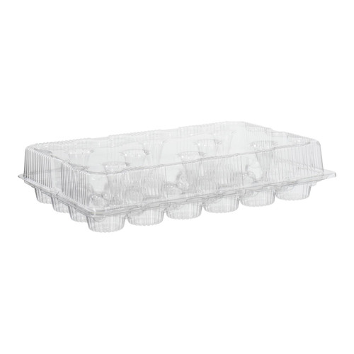 Muffin Containers 24 Count Clear Cupcake Container (2443)