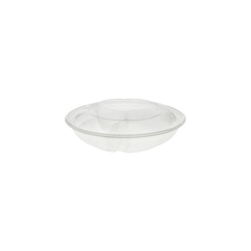 10in 40oz 3 Comp. Swirl Bowl Swirl Lid