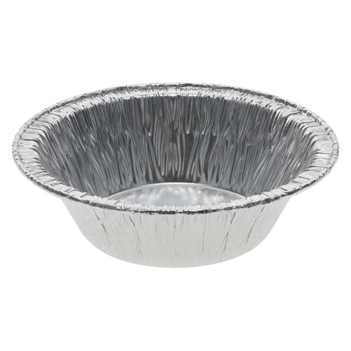 Pactiv Evergreen 4" Aluminum Deep Tart Pan, Silver, 2,500 ct.