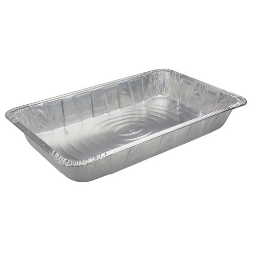 Pactiv Evergreen Full-Size Deep Extra Heavy-Duty Aluminum Steam Table, Silver, 40 ct.