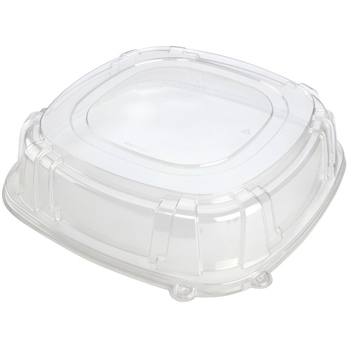 Contours™ Flexible, Thermoformed Trays 15” Clear Square Dome Lid (ASQ15DM)