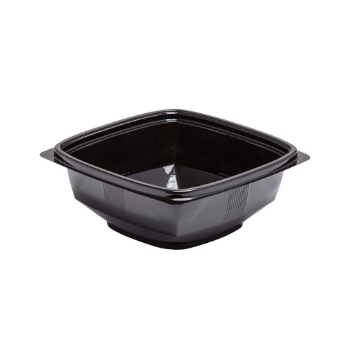 POLAR PAK® Square Bowl 5” 12 oz Black Bowl (5BB012BK)