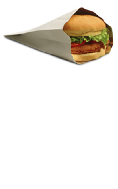 ToGo! foil insulator deli & sandwich bags sandwich - Color White - Dimensions 5.25 x 2.00 x 7.00 (300484)