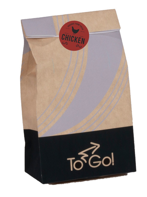 ToGo! hot meal bags EcoCraft 4 lb window - Color Natural - Dimensions 5.00 x 3.12 x 9.68 (301039) ToGo! hot meal bags EcoCraft 4 lb window - Color Natural - Dimensions 5.00 x 3.12 x 9.68 (301039)