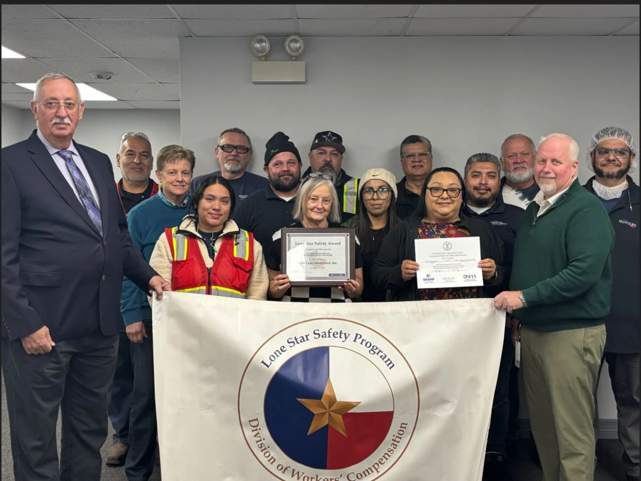 Lancaster, TX Lone Star Safety Award