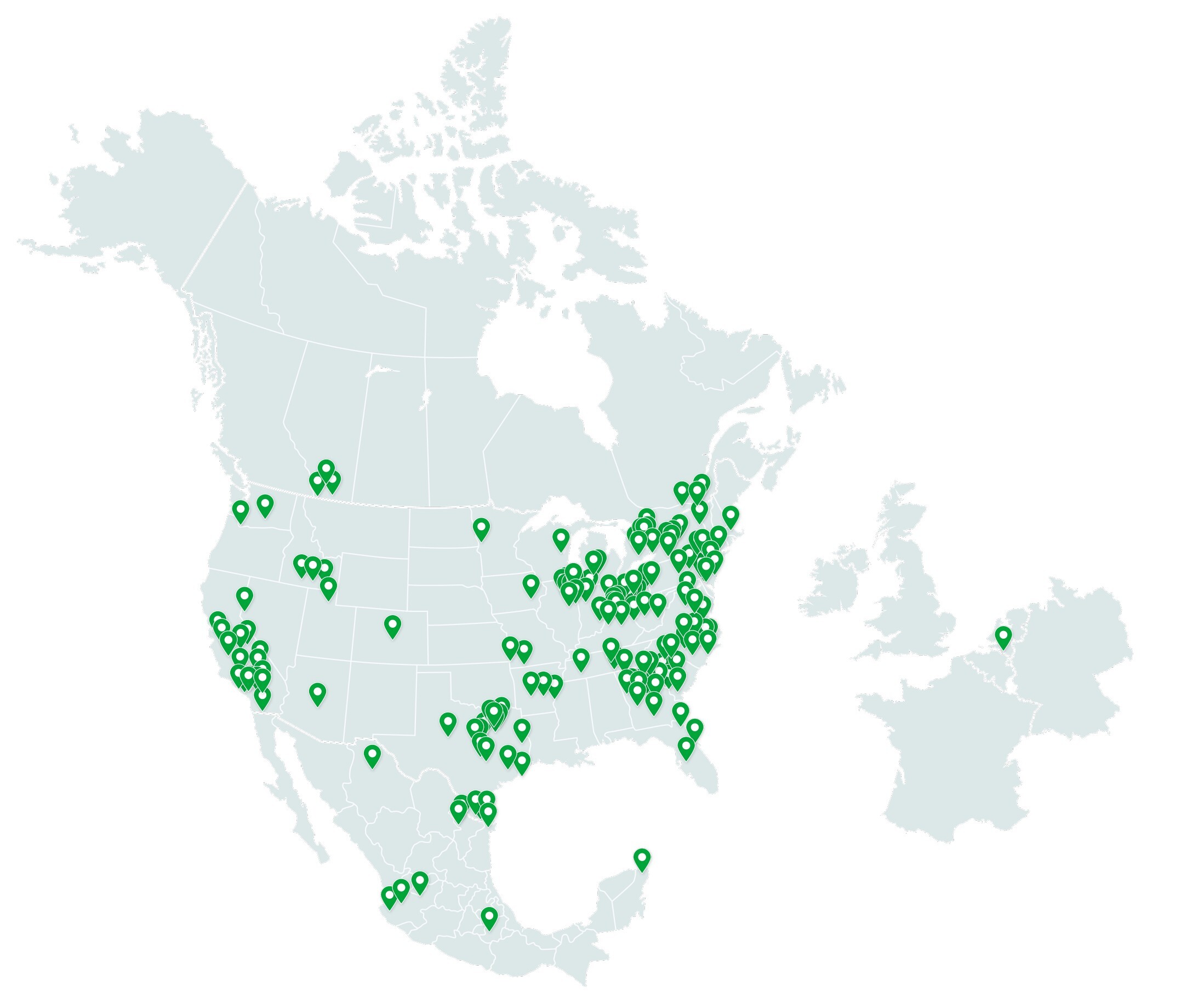Novolex manufacturing footprint map
