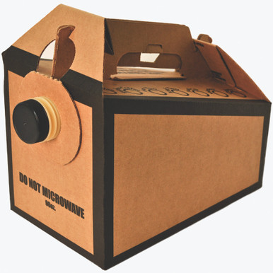 JavaPac® coffee dispenser fits 96 oz - Color Natural - Dimensions