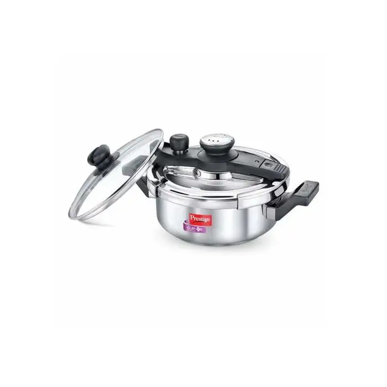 PRESTIGE CLIP ON SVACHH SS PRESSURE COOKER 3 LTR