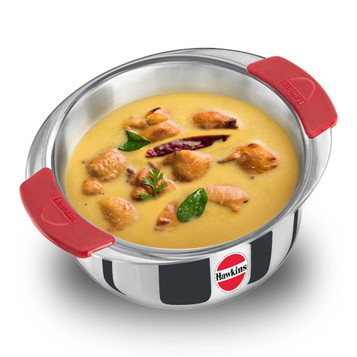 HAWKINS STAINLESS STEEL TRI-PLY METRO PATILA 2 LITRE -INDUCTION COMPATIBLE