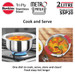 HAWKINS STAINLESS STEEL TRI-PLY METRO PATILA 2 LITRE -INDUCTION COMPATIBLE