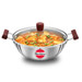 HAWKINS 4L TRI-PLY SS DEEP FRY PAN WITH GLASS LID