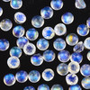 Joopy Gems Rainbow Moonstone Rose Cut Cabochon 5mm Round - AA grade