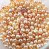 Joopy Gems Pink Cultured Freshwater Pearls Half-Drilled Button 4-5mm