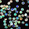 Joopy Gems White Opal Rose Cut Cabochon 3mm Round