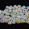 Joopy Gems White Opal Rose Cut Cabochon 3mm Round