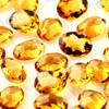 Joopy Gems SALE 527 Citrine Rose Cut Cabochon 8x6mm Oval - per lot of 4 stones