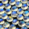 Rainbow Moonstone Cabochon 6mm Round - AA grade