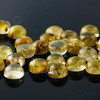 Joopy Gems Golden Rutilated Quartz Cabochon 10mm Round