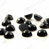 Black Spinel Rose Cut Cabochon 10mm Round